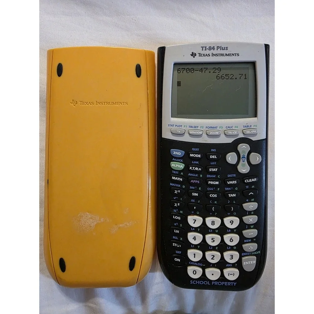 Texas Instruments TI-84 Plus Graphing Calculator 10-Digit LCD